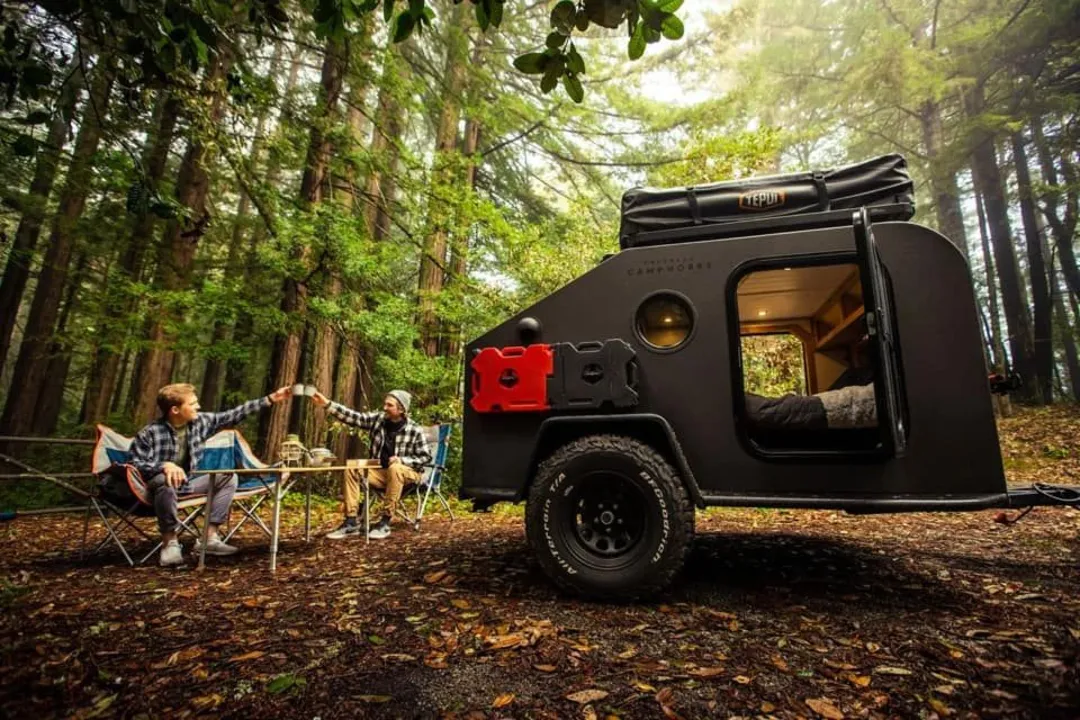 What is an off-road travel camping trailer?